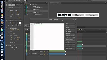 Adobe Edge Tutorial - Create a Navigation Bar with Animated Buttons
