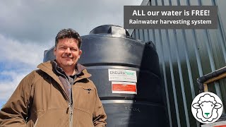 ALL our water is FREE!  how does our rainwater harvesting system work?