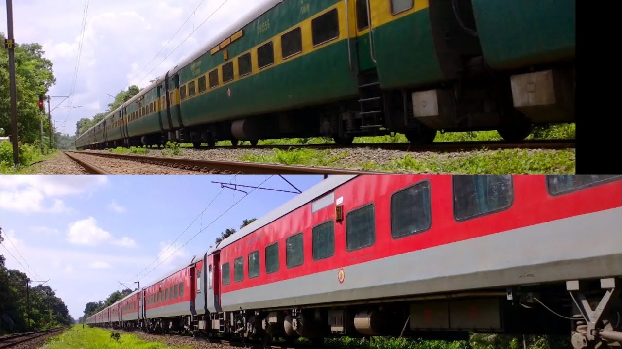 Yesvantpur Garib Rath goes LHB | Maiden run of 12257 YPR KCVL GR with ...