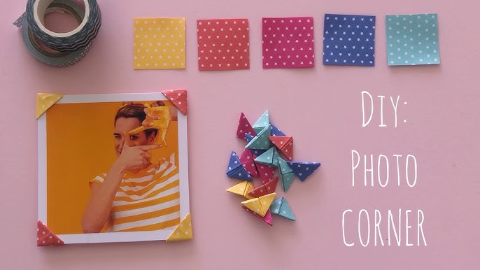 Make your own photo corner embellishments 