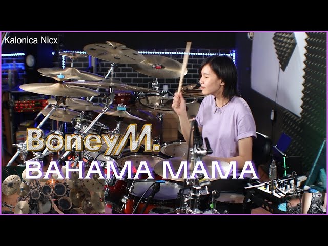 Boney M. - Bahama Mama || Drum cover by KALONICA NICX class=