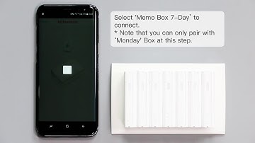 Memo Box Smart Weekly Pill Box Tutorial: How to Pair Pill box with Memo Health Pill Reminder App