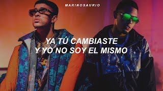 Myke Towers, Bad Bunny - ADIVINO (Letra)