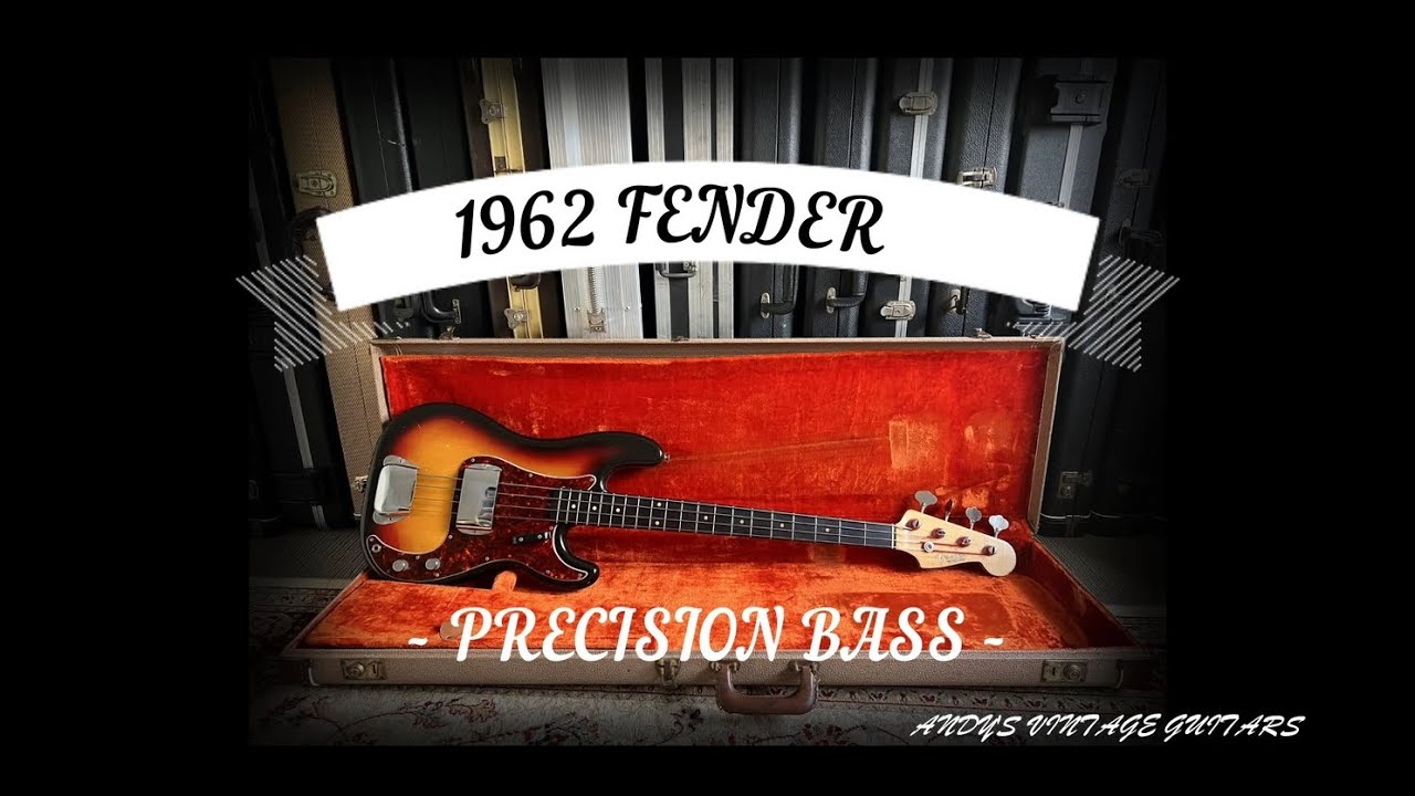 1962 FENDER PRECISION BASS - Andy's Vintage Guitars - YouTube