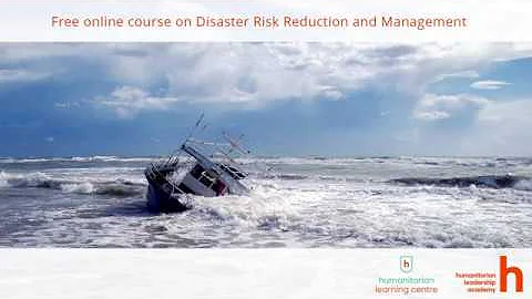 New online course: Disaster Risk Reduction and Man...