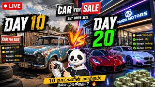 Day 10 - Day 20 | Car For Sale | Part 1 | Panda Gaming Tamil | Live | fun