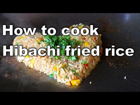 【Hibachi】How To Cook Basic Hibachi Fried Rice