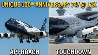 Lufthansa Boeing 747-8 (D-ABYN) 100th Anniversary Livery – First Time at LAX