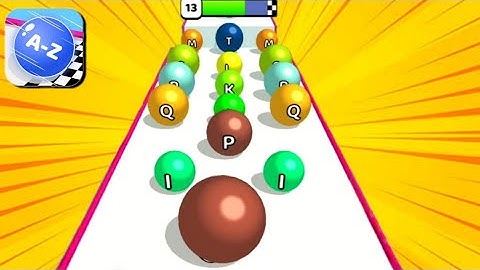 AZ Run 2048 ABC Runner All Level iOS Gameplay Part-6