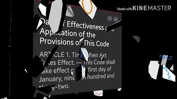 [CODAL] Article 1 Book 1 RPC - Time When Act Takes Effect