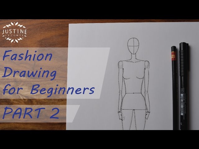 How to draw: a woman body / fashion figure, Fashion drawing for beginners  #2
