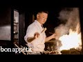14 seats 16 courses 1 chef a day with the yakitori master at kono  on the line  bon apptit