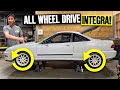 AWD Swapping an Integra Using Honda Parts: CRV 5 Speed and Hubs for Suppy’s Integra!