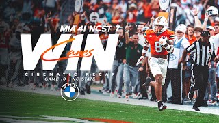 Week 12 Cinematic Recap Miami Vs Nc State 11.15.25