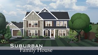 BLOXBURG: Suburban Family House | Speed Build | Part one | 664k
