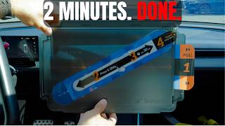 Protect Your Tesla Screen in 2 Minutes! - Screen Protector Install Model Y Juniper