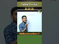 Table Tricks 💫💫💫 #shorts #table_tricks #studywithme @Vidyabhyas