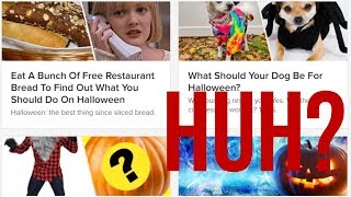 Doing Buzzfeed Halloween Quizzes For the ~SPOOOOKY SEASON~