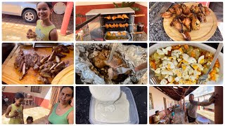 FINAL DE SEMANA EM CASA COM A FAMÍLIA 🏠🥩🧑‍🧑‍🧒‍🧒😍