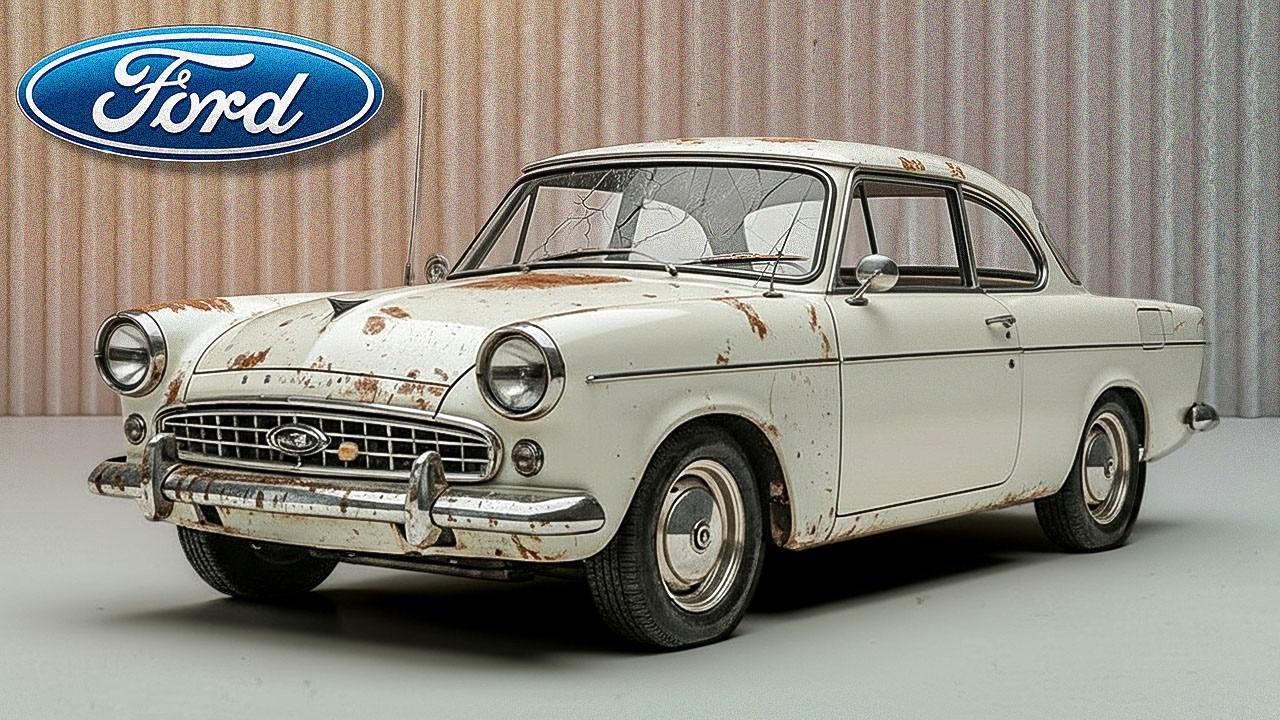 Мужчина переделал заброшенный 66-летний Ford Anglia в спортивный автомобиль