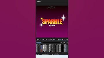 How to create sparkles in After Effects