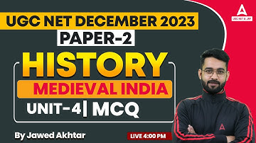UGC NET History | UGC NET Paper 2 History Classes #2 | Medieval India MCQ  By Jawed Sir