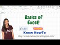Basics of Microsoft Excel | Tutorial 2