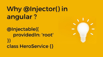 Why @Injectable() { ProvideIn: root} in Angular? | What is Dependency Injection in Angular