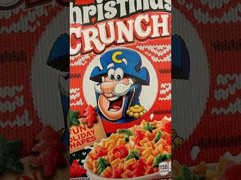 CHRISTMAS CAP N CRUNCH CEREAL IS CHEAP Christmas Shorts