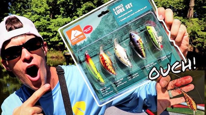 YUM Crawbug Fishing Kit, $10 Walmart CHALLENGE (Best Fishing Kit), B  Fishing