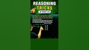 🔥CUBE TRICKS | REASONING BY ROHIT SIR | #shorts #ssc #reasoning #radianmensa
