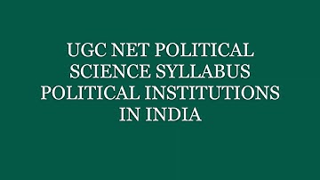 UGC NET JRF POLITICAL SCIENCE by ANKITA GUPTA
