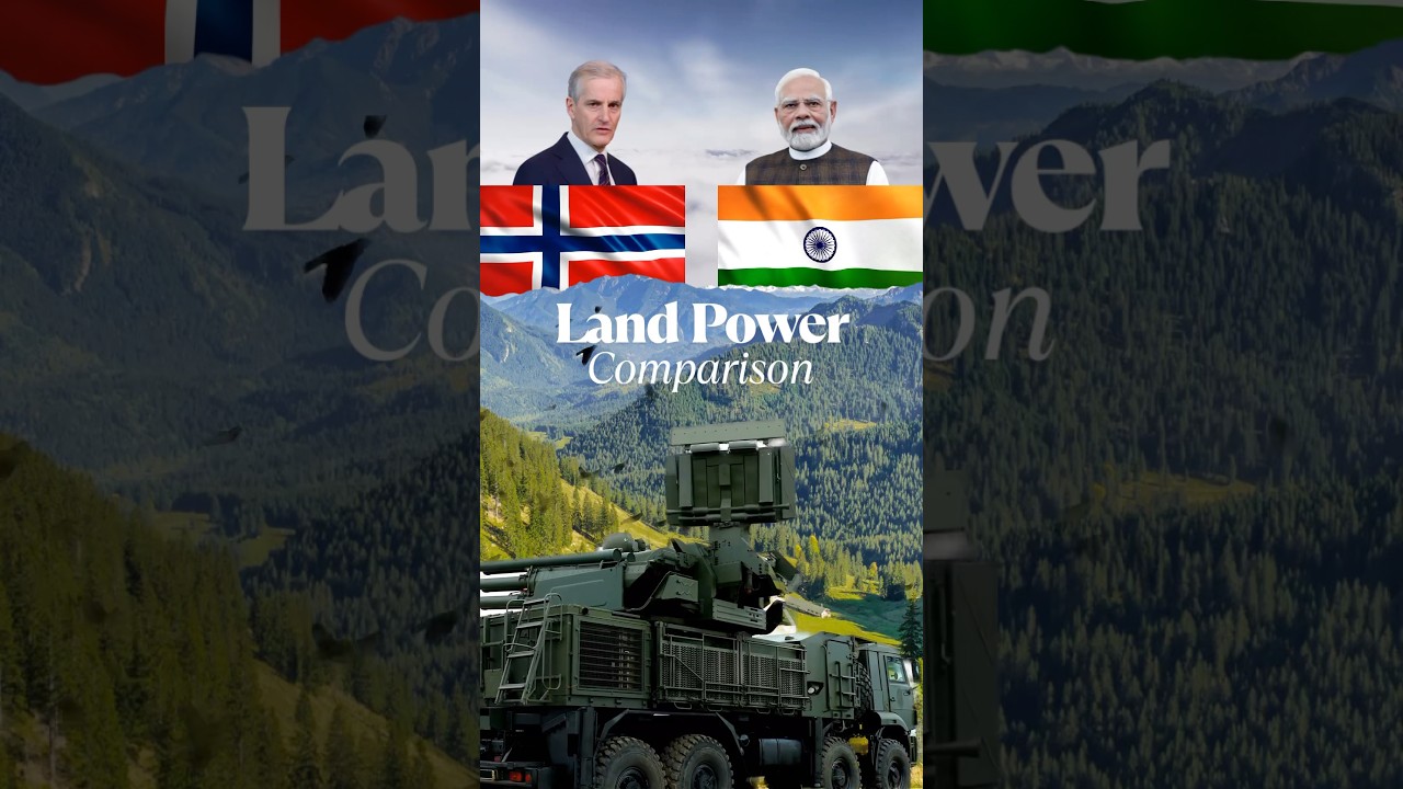🇳🇴 🇮🇳 Land Power Comparison.. 