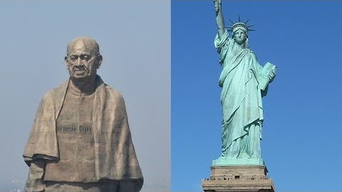 sardar vallabhbhai Patel statue and statue of liberty kannada video