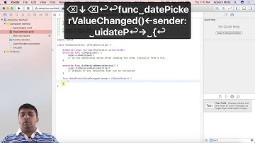 Use datepicker as input to uitextfield in swift