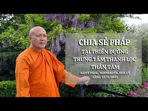 Video Hòa thượng Pháp Tông chia sẻ Pháp tại TĐ Trung tâm... - youtube