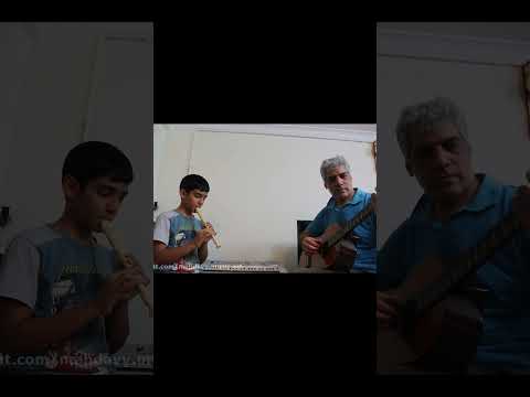اجرای دونفری فلوت و گیتار موسیقی متن فیلم در برابرا باد Doet Flute Guitar Against The Wind Shorts