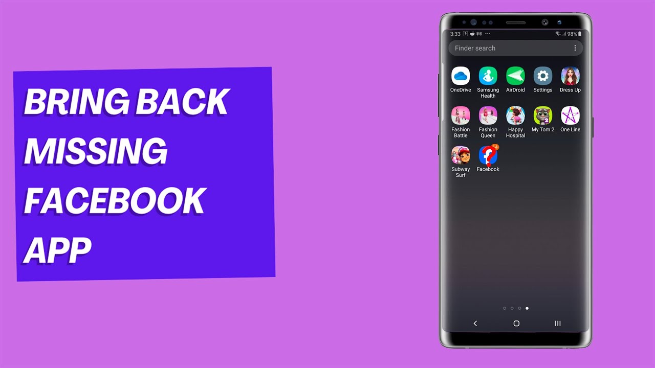 Help Facebook App Disappeared From Home Screen And Apps Screen YouTube Help Facebook App Disappeared From Home Screen And Apps Screen YouTube