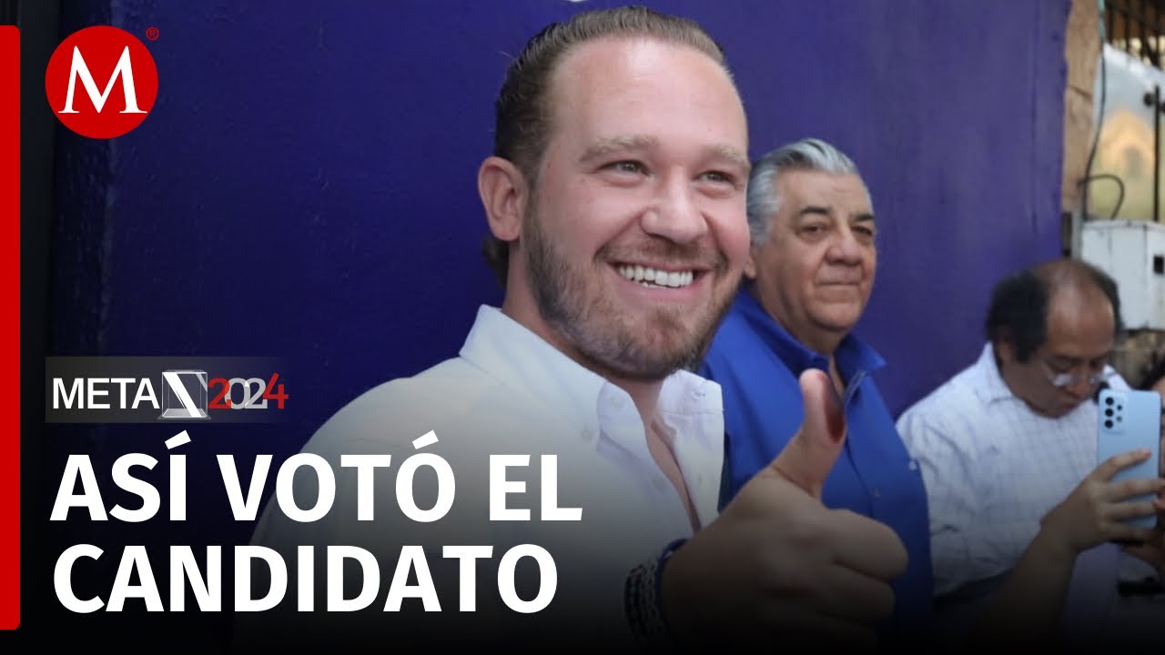 Corean a  Xóchitl Gálvez al momento de su llegada a votar