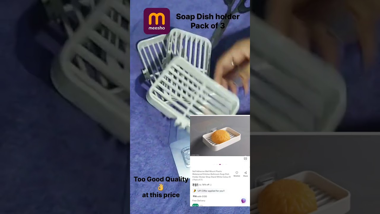 meesho useful home finds 🤩😇 / soap Dish holder 