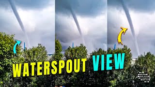 Waterspout Filmed From a Nearby Location
