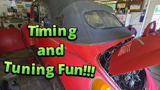 Timing and tuning a 1978 VW Beetle with L-Jet Fuel Injection!