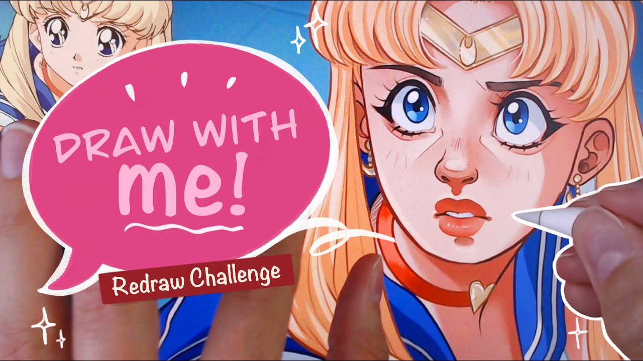 Draw With Me 03 Redraw Challenge Will Art Channels Die In Youtube