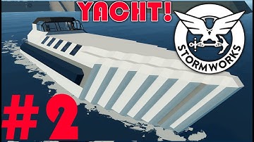 Two Aircraft Engines  - Stormworks Build and Rescue  -  Yacht  -  Part 2