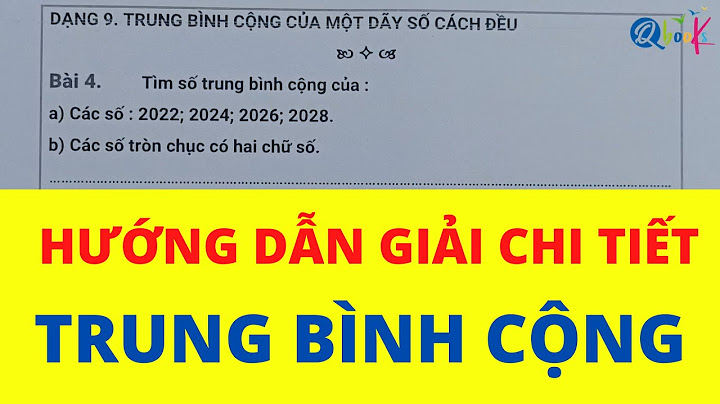 Công thức tính trung bình cộng của dãy số năm 2024