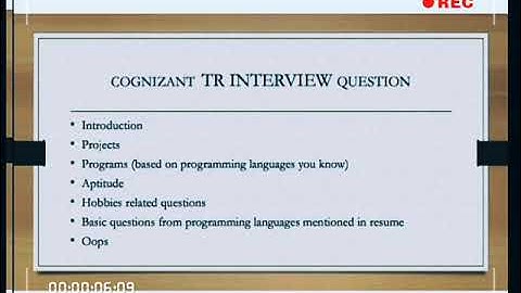 Genc programmer trainee interview questions . #informationtechnology #interview #cognizant
