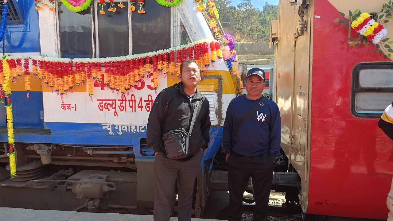 Sairang to Silchar Rel service tur hawnna vlog.