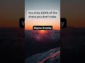 Wayne Gretzky’s advice on taking risks #waynegretzky #inspiration #motivation