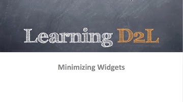 Student Podcast: Minimizing and Expanding Widgets (720)