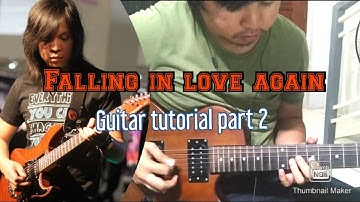 Falling in love again by Jack  Thammarat (guitar tutorial part 2)
